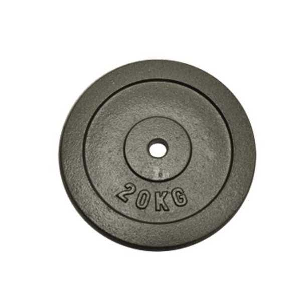 Poids disque en fonte 20 kg