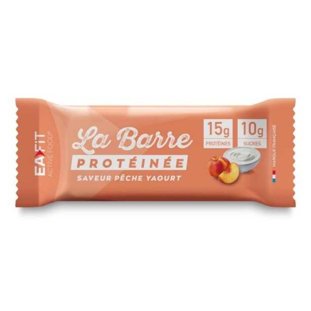 Barre Protéinée EaFit - Pêche Yaourt - 28 gr