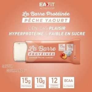 Barre Protéinée EaFit - Pêche Yaourt - 28 gr