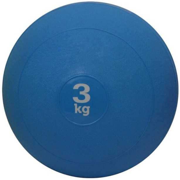 Médecine ball souple gonflable, bleu - 3 kg