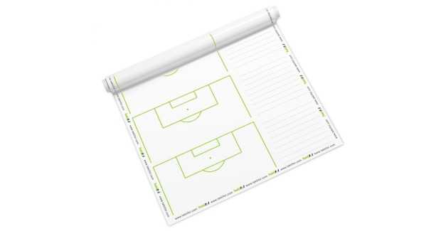 Taktifol Football - rouleau 25 feuilles - Surfaces+notes