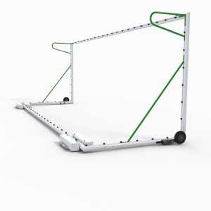 Transportable aluminium 8-a-side soccer goal - Unitary