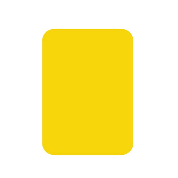 Referee card - Yellow