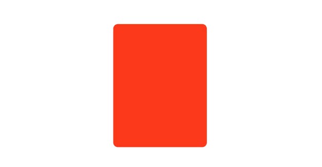 Pro referee card - Red