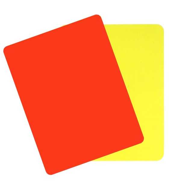 Set of 2 referee cards - Pro