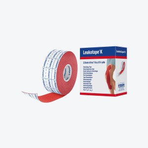 Bande Leukotape K - Rouge