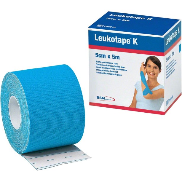 Bande Leukotape K - Bleu ciel