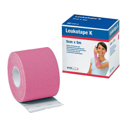 Bande Leukotape K - Rose