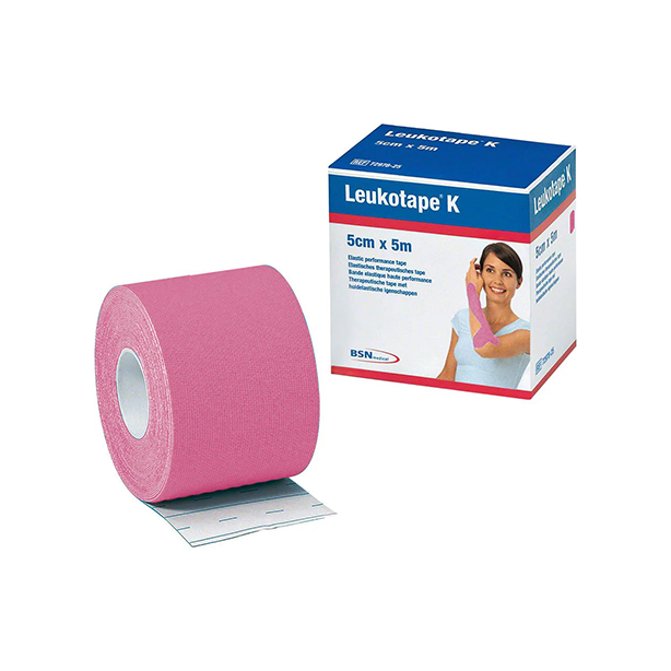 Bande Leukotape K - Rose