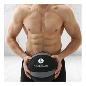 Médecine ball 5kg, gris