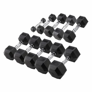 Hexagonal dumbbell - 6 kg