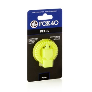 Sifflet Fox 40 Pearl avec cordon - Jaune