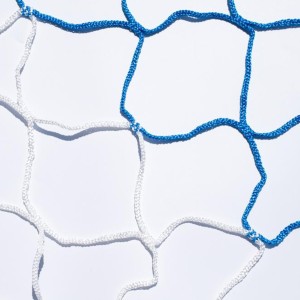 11-a-side soccer nets Trapezoid - Blue/White