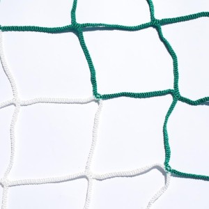 11-a-side soccer nets Trapezoid - Green/White