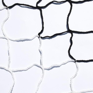 European 11-a-side soccer nets - Black/White