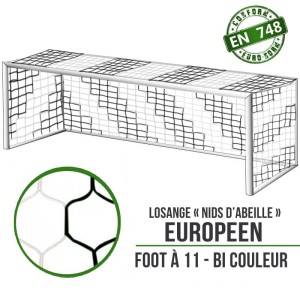 copy of Bi-color diamond foot nets: 7.5x2.5x2x2m