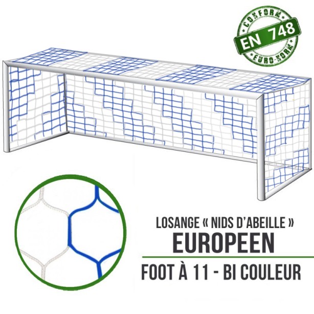 copy of Bi-color diamond foot nets: 7.5x2.5x2x2m