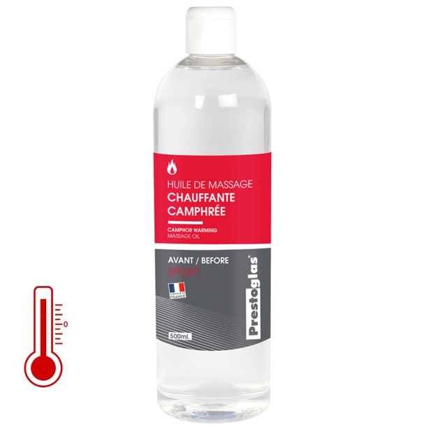 Huile camphrée - 500 ml - Prestoglas