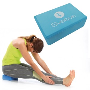 Yoga brick - blue foam