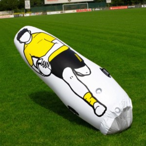 Mannequin gonflable Rugby