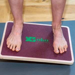 Wooden balance board