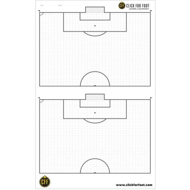 Rouleau 25 feuilles - Affiche 2 demi-terrains