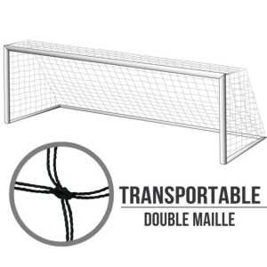 Filets transportables foot à 8 : 6x2.1x1.7m